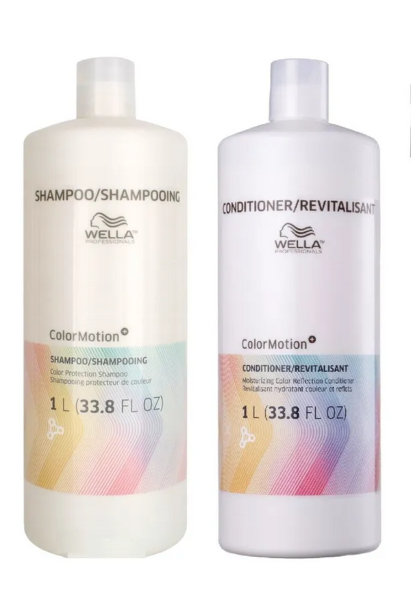 Wella Professionals ColorMotion+ Shampoo & Conditioner 1 LITRE Bundle - Kess Hair and Beauty