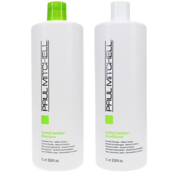 Paul Mitchell Super Skinny Shampoo & Conditioner 1000ml Duo - Kess Hair and Beauty