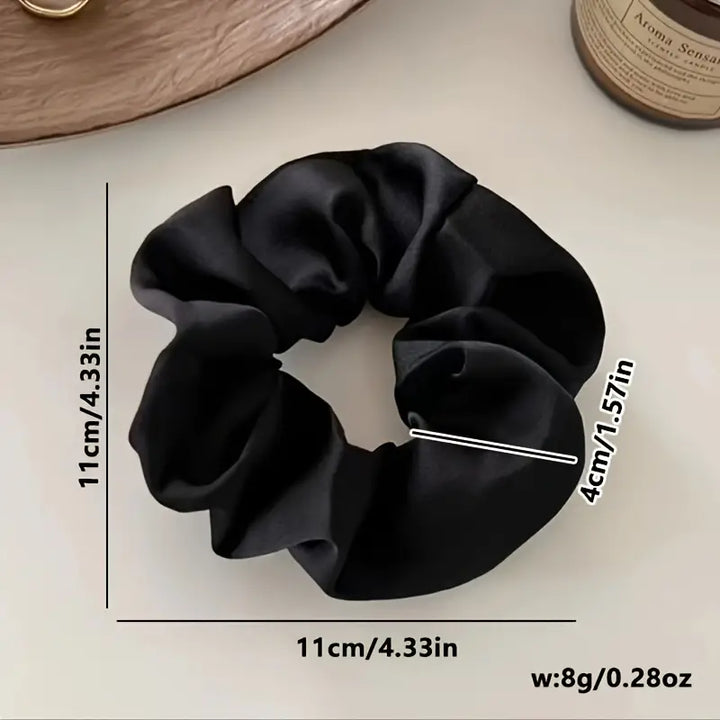 Elegant Satin Scrunchies Vintage Style 5Pc - Kess Hair and Beauty