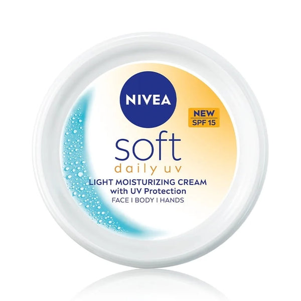 NIVEA Soft Daily UV Light Moisturising Cream with SPF-15 100ml