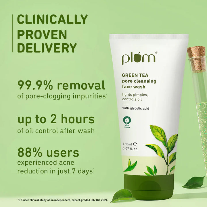 Plum - Green Tea Pore Cleansing Face Wash 150ml