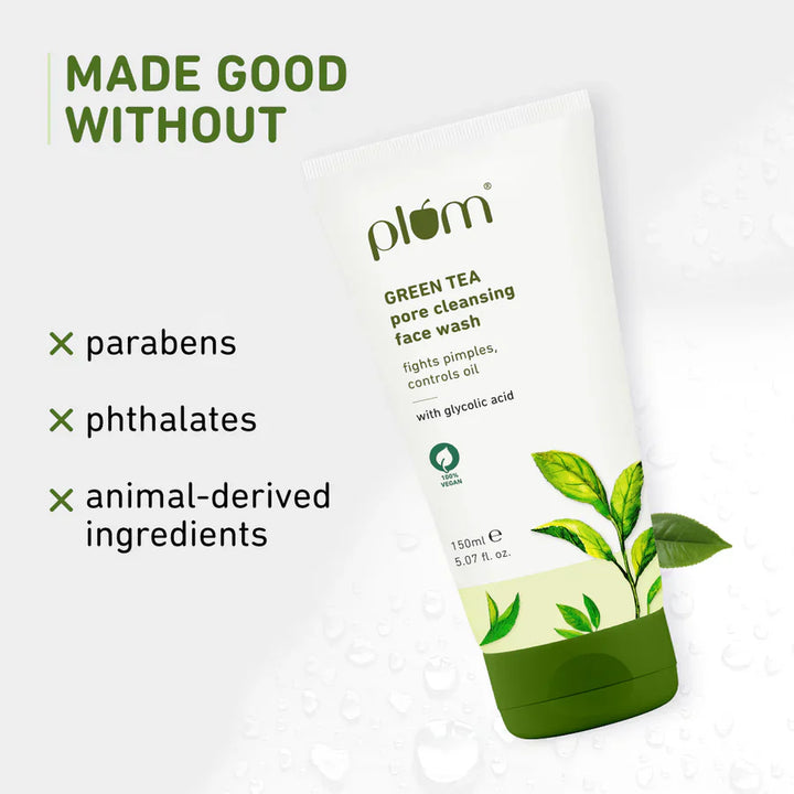 Plum - Green Tea Pore Cleansing Face Wash 150ml