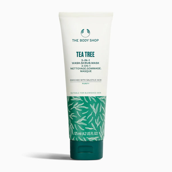 The Body Shop - Tea Tree 3-In-1 Wash Scrub Mask 125ml