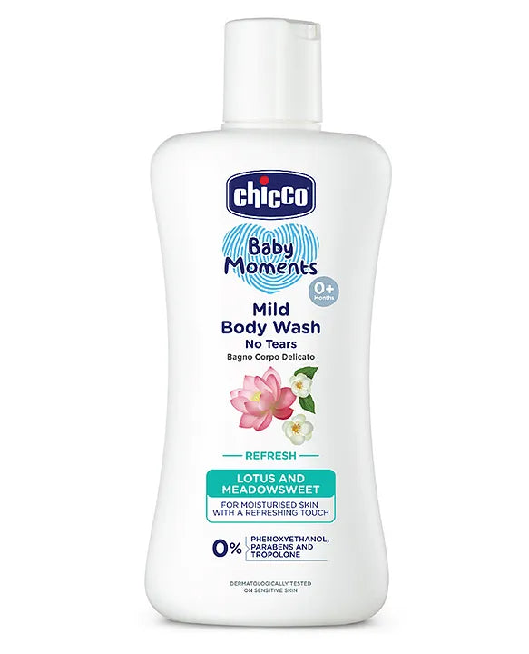 Chicco Baby Moments Mild Refresh Body Wash - 200 ml