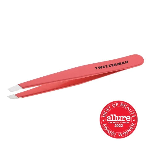 Slant Tweezer- Geranium - Kess Hair and Beauty