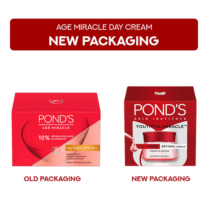 Pond's Age Miracle Wrinkle Corrector Day Cream SPF 15 PA++ 20g