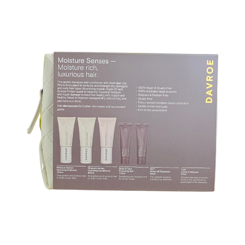 Davroe - Moisture Senses Christmas Pack - Moisture Rich, Luxurious Hair