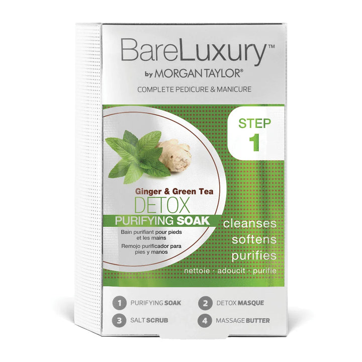 Morgan Taylor BareLuxury Detox Ginger & Green Tea 4PK - Kess Hair and Beauty