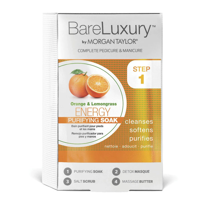 Morgan Taylor BareLuxury Energy Orange & Lemongrass 4PK - Kess Hair and Beauty