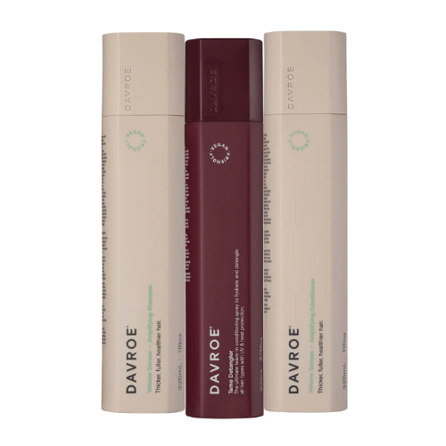 Davroe - Volume Senses with Tame Detangler Trio Christmas Pack - Thicker, Fuller, Healthier Hair