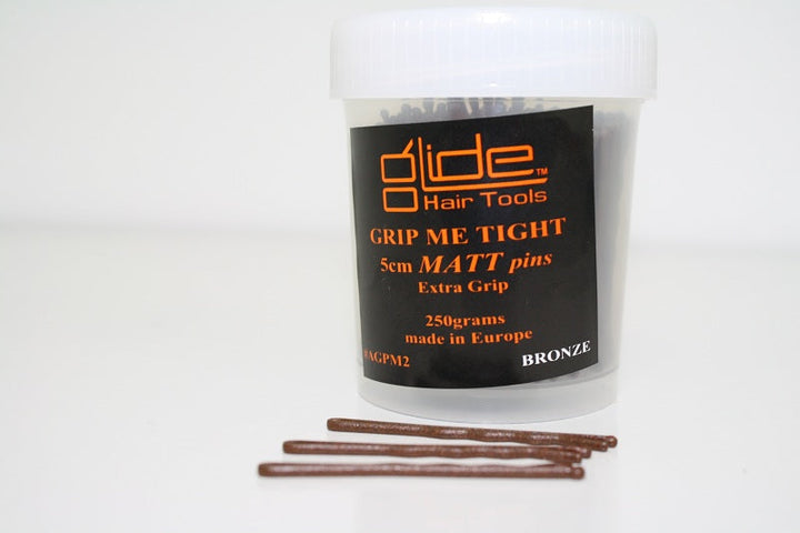 GLIDE Grip Me Tight Bobby Pins Bronze 2 - Kess Hair and Beauty