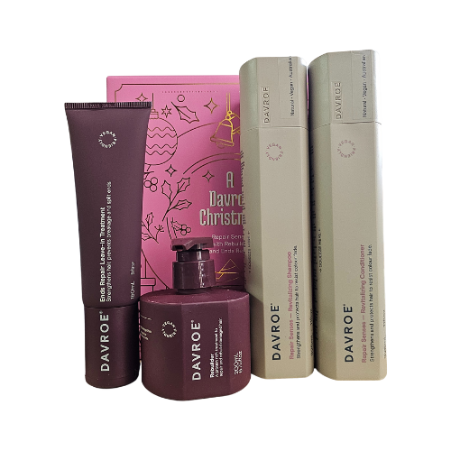 Davroe - Repair Senses Quad Christmas Pack - Restored, Protected, Stronger Hair