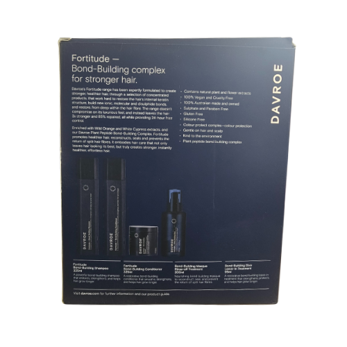 Davroe - Fortitude Quad Christmas Pack - Bond-Building Complex for Stronger Hair