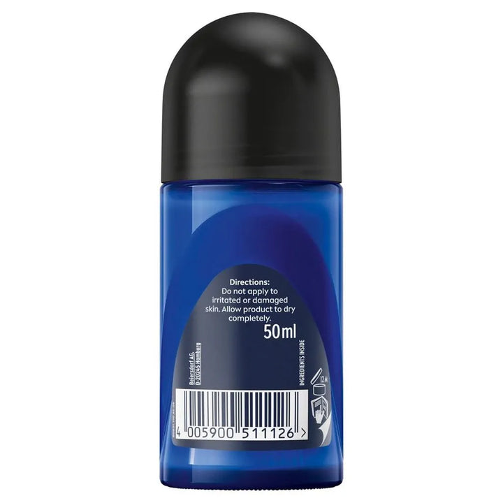 Nivea - MEN Deep Darkwood Anti-Perspirant Roll-On Deodorant 50ml | Enriched With Active Charcoal to Fight Odour | 72-Hour Anti-Perspirant Protection | Woody, Masculine Fragrance