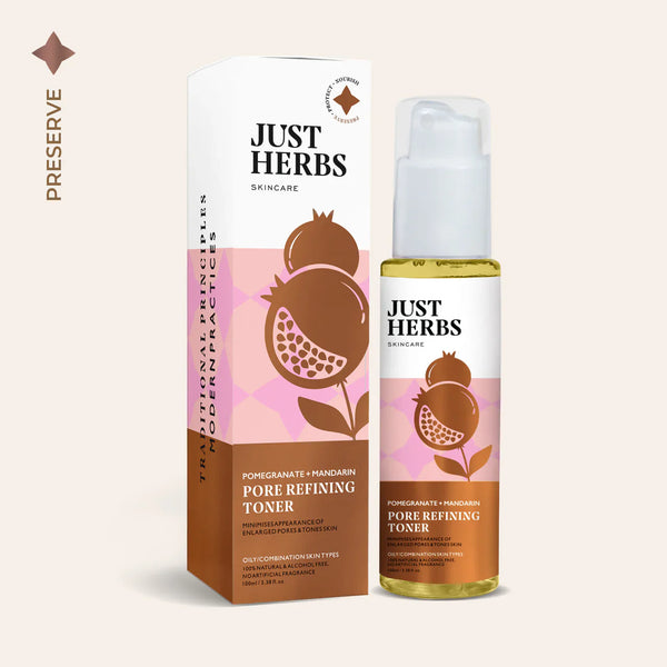 Just Herbs - Pomegranate & Mandarin Pore Refining Tonique (Enlarged Pores) 100ml