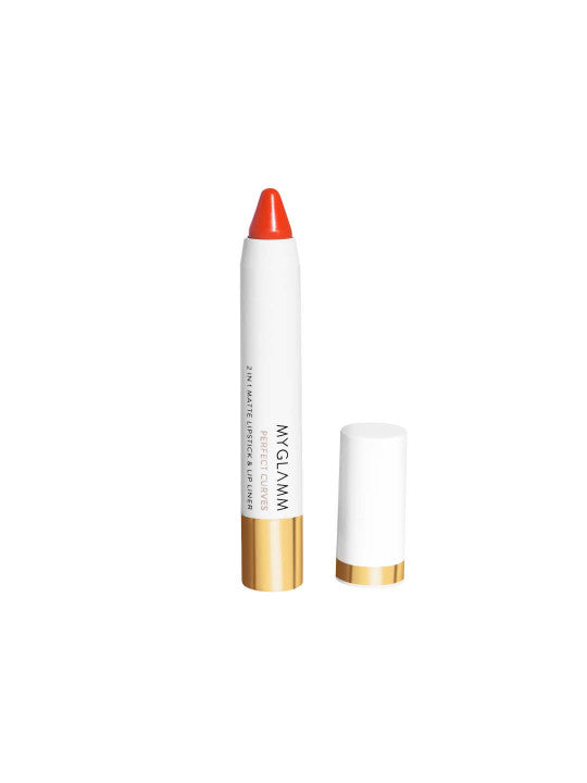 MyGlamm - Perfect Curves Matte Lip Crayon Lipstick 3.7g Shade - Soleil