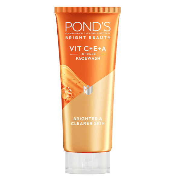 Pond's Bright Beauty Vitamin C+E+A Gel Face Wash for Brighter & Clearer Skin 100ml