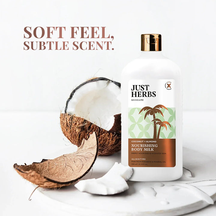 Just Herbs - Nourishing Body Milk with Coconut and Almond 300ml
