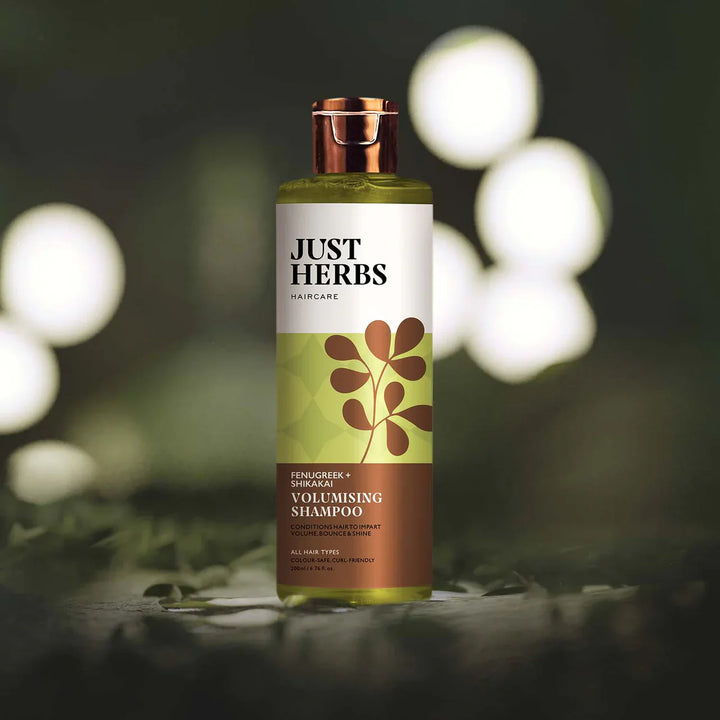 Just Herbs - Volumising Shampoo with Fenugreek and Shikakai 200ml