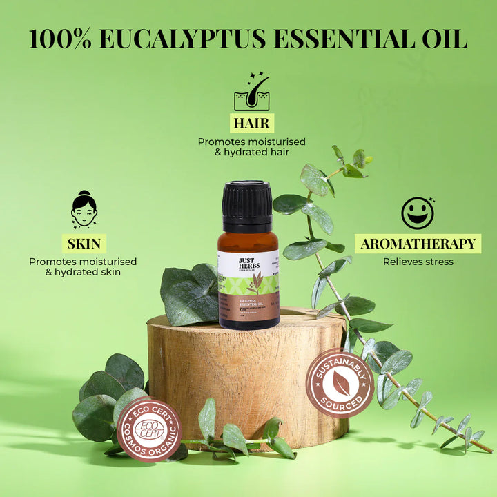Just Herbs - Eucalyptus Essential Oil 10ml