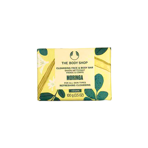 The Body Shop - Moringa Cleansing Face & Body Bar 100G