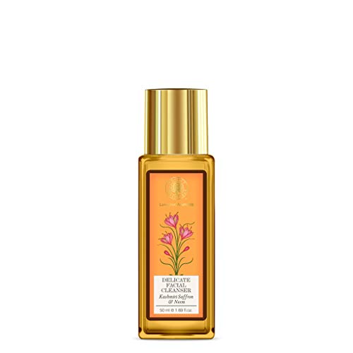 Forest Essentials Travel Size Delicate Facial Cleanser Kashmiri Saffron & Neem - 50ml