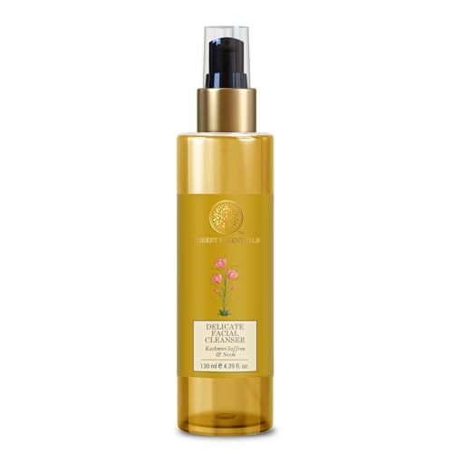 Forest Essentials Delicate Face Cleanser with Kashmiri Saffron & Neem For Oily Skin 130ml