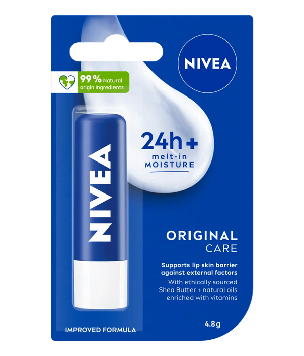 Nivea 24 Hr Melt-In Moisture Original Care Lip Balm