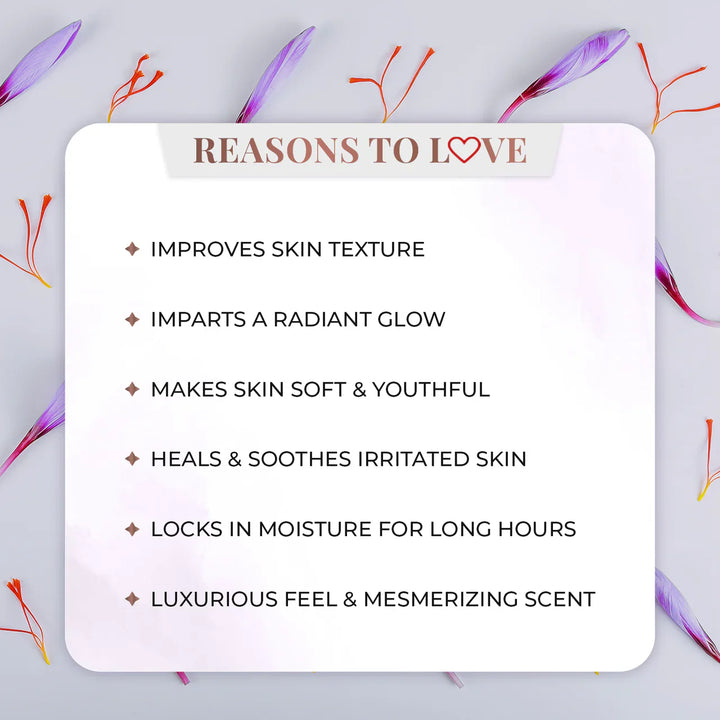 Just Herbs - Ultra Hydrating Body Milk with Saffron and Malai 300ml