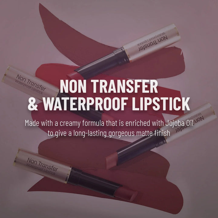Swiss Beauty - Non-Transfer Waterproof Lipstick Lust-On Shade No. 421