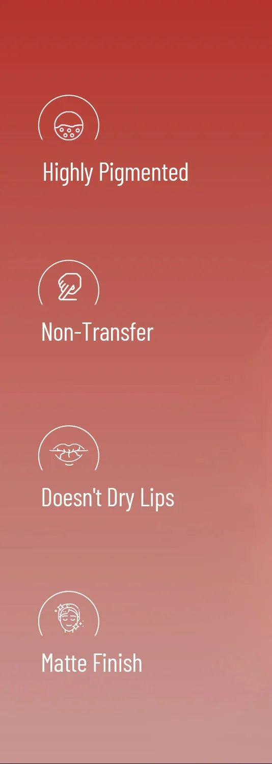 Swiss Beauty - Hold Me Matte Liquid Lipstick Shade No. 16 Daring Salmon