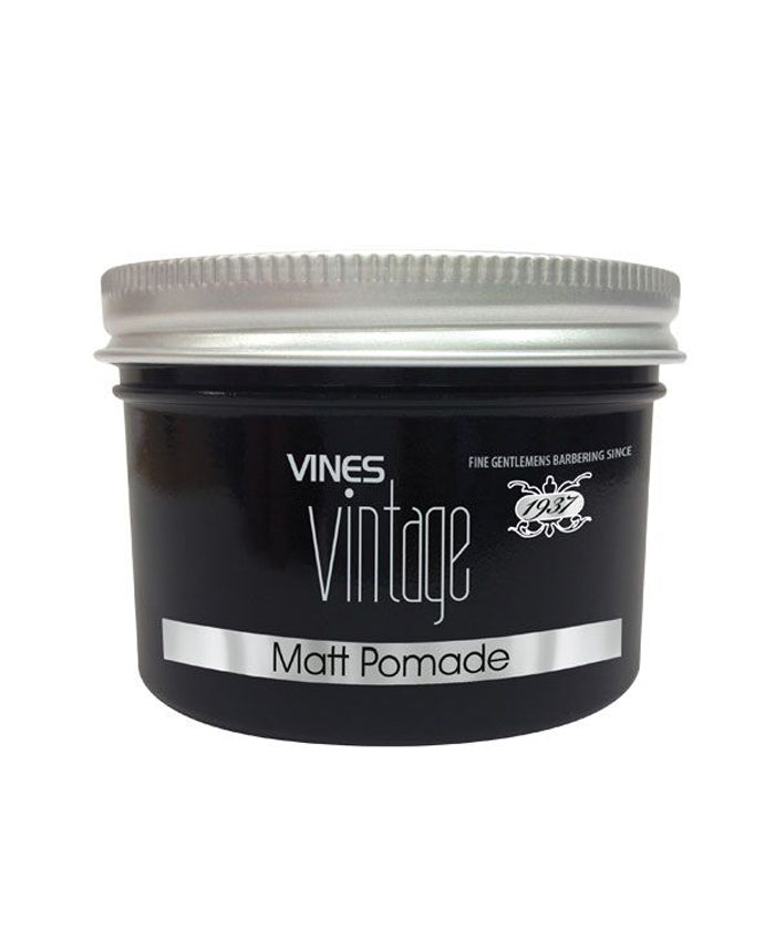 Vines Vintage Matt Pomade 125ml - Kess Hair and Beauty