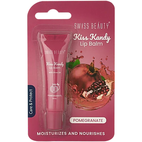 Swiss Beauty - Kiss Kandy Lip Balm Shade 05 Pomegranate