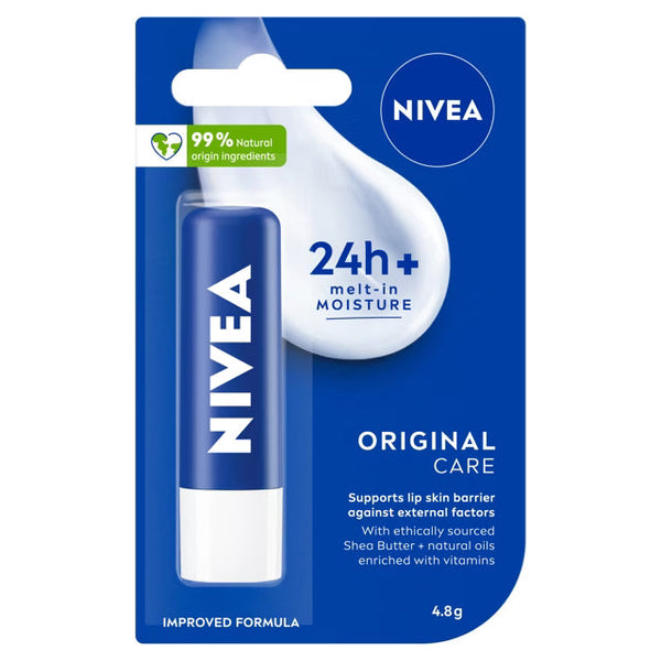 Nivea - Original Care 24H Moisture Lip Balm 4.8g