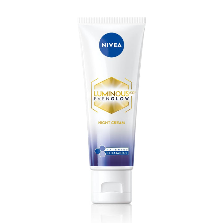 Nivea Luminous Even Glow Night Cream with Hyaluronic Acid - 40ml