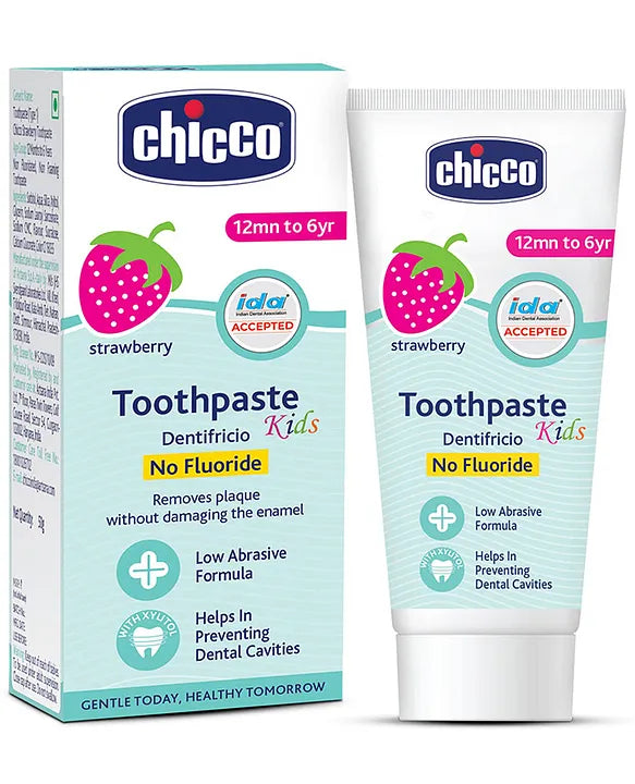 Chicco Dentifricio Toothpaste Strawberry Flavour - 50 g