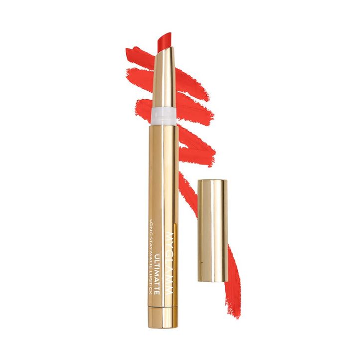 MyGlamm - Ultimatte Long-Stay Matte Lipstick Upto 12hr 1.3g Shade No. 06 Promiscuous