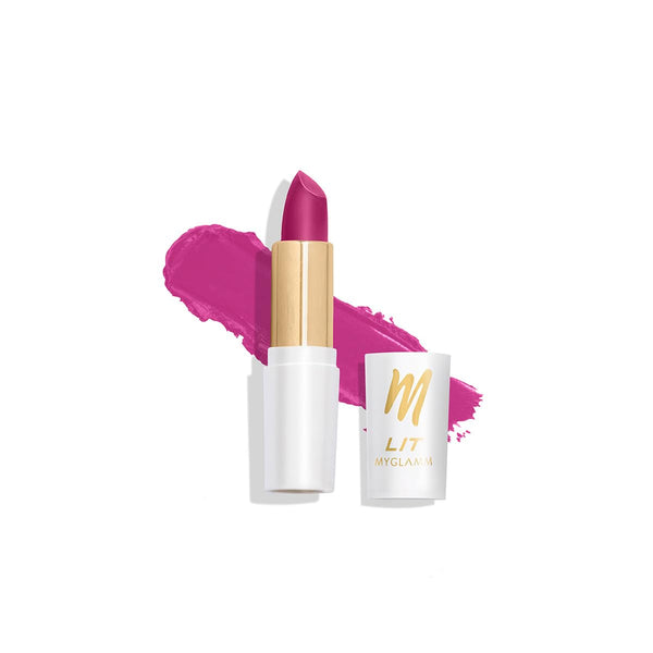 MyGlamm - Lit Moist Matte Lipstick - Pink Heart 4.2g