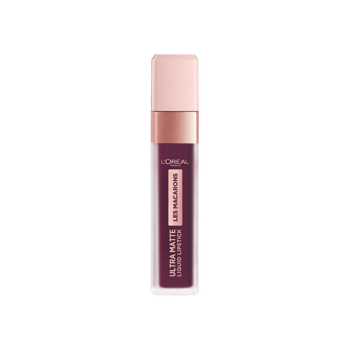 L'Oreal Paris - Les Macarons Ultra Matte Liquid Lipstick 830 Blackcurrant Crush