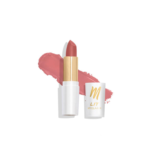 MyGlamm - Lit Moist Matte Lipstick - Nude Buff 4.2g