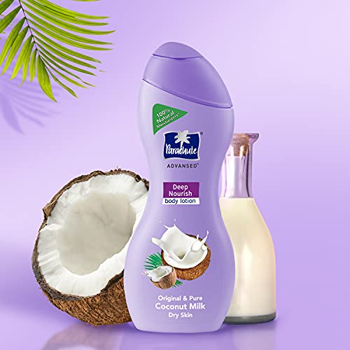 Parachute Advansed Deep Nourish Body Lotion For Women & Men - 100% Natural, 72h Moisturisation 250ml