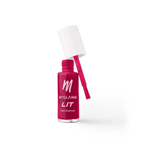 MyGlamm - LIT Long Lasting Nail Enamel 7ml - Simp