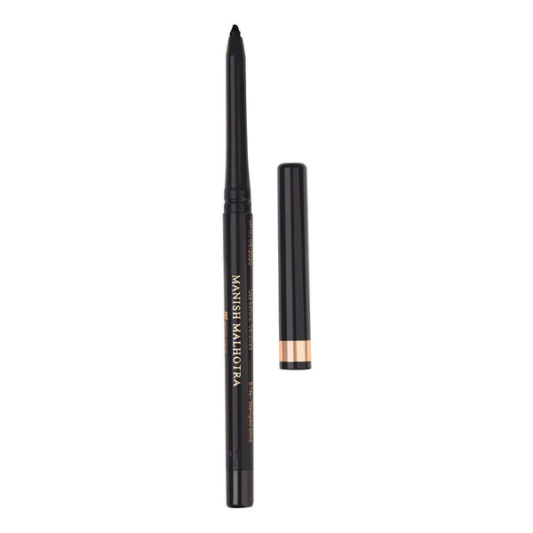 MyGlamm - Manish Malhotra 24H Kajal Eyeliner - Black Diamond (Black) | Long Lasting, WaterProof, Smudge Proof Retractable Eye Kajal Pencil