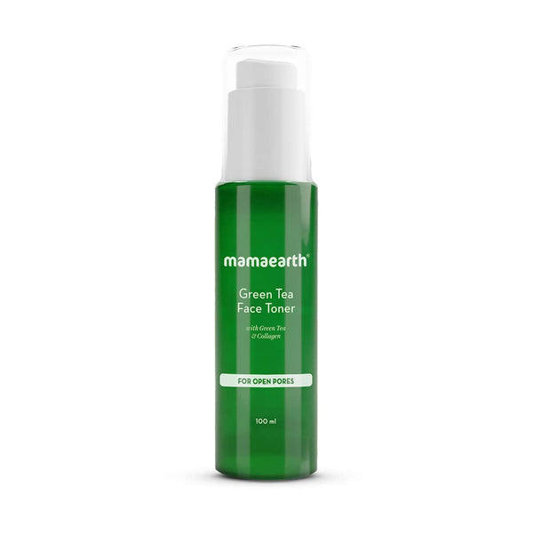 Mamaearth - Green Tea Face Toner With Green Tea & Collagen For Open Pores 100ml