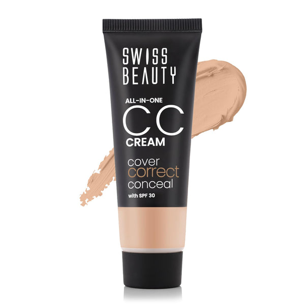 Swiss Beauty - All-In-One CC Cream Caramel Beige Shade No. 6