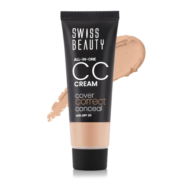 Swiss Beauty - All-In-One CC Cream Caramel Beige Shade No. 6