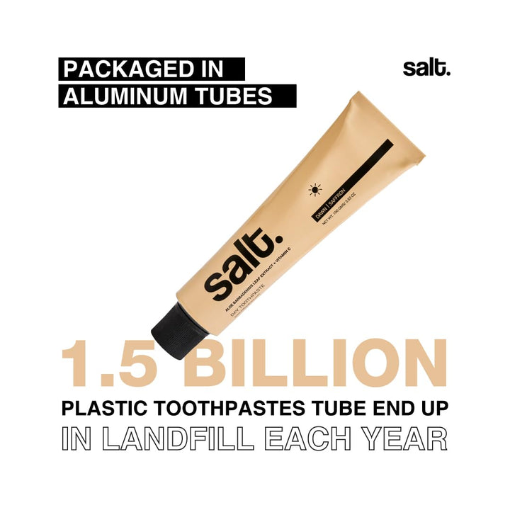 Salt Oral Care - Aloe Barbadensis Leaf Extract + Vitamin C Dawn Saffron Day Toothpaste 100g