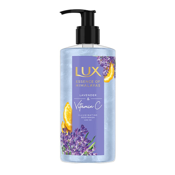 Lux - Essence of Himalayas Lavender & Vitamin C Illuminating Shimmer Body Wash 400ml