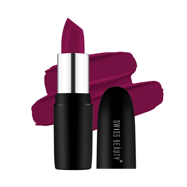 Swiss Beauty - Pure Matte Lipstick Shade No. 212 Berry