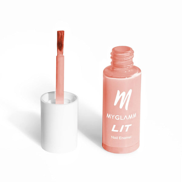 MyGlamm - LIT Long Lasting Nail Enamel 7ml - Low Key